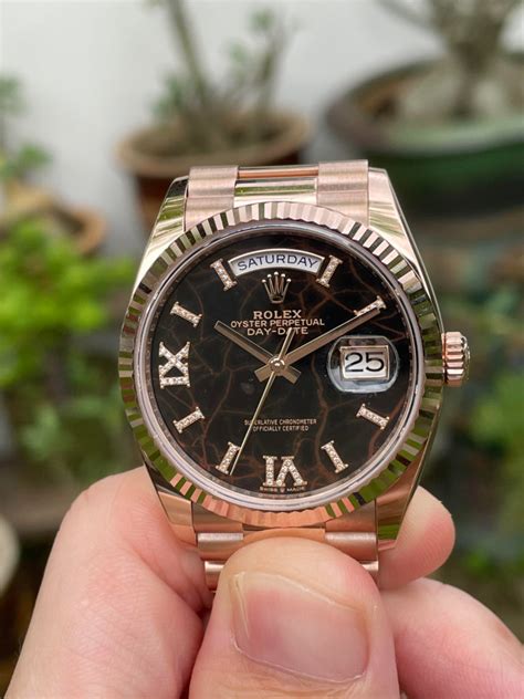 rolex day date everose gold 36mm